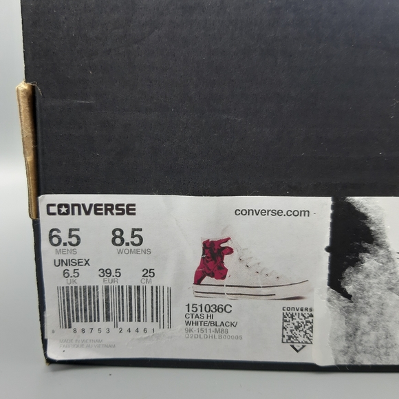 New Converse Andy Warhol Hi Top COW PRINT Pop Art - Picture 11 of 13
